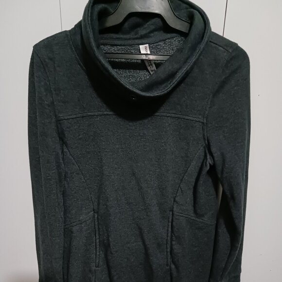Freedom Trail Cowl Neck Navy Sweater with Front Pocket Women's Size XS/TP - Picture 1 of 3